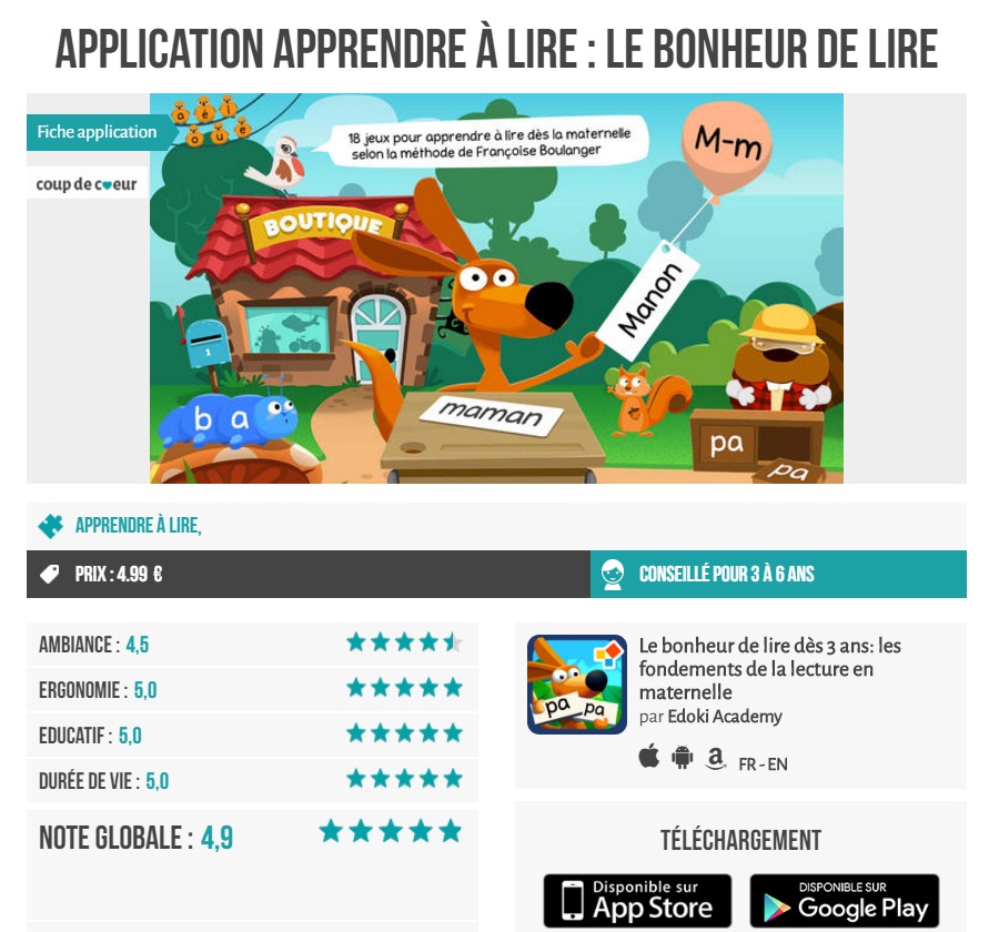 applicationludo educative app-enfance