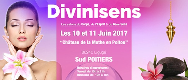 salon divinisens les 10 et 11 Juin au Château de la Mothe en Poitou 